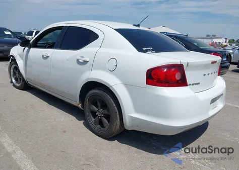 2012 Dodge Avenger Se from USA, damaged, VIN 1C3CDZABXCN177317